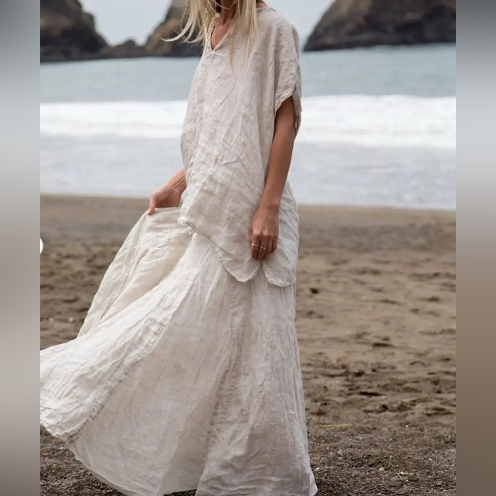 CP Shades Linen Lily Maxi Skirt - Picture 14 of 16